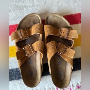 Birkenstock Arizona Soft Footbed in Mink Size 42